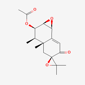 molecular formula C17H22O5 B12388217 Eremofortin A 