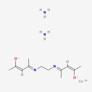 azane;cobalt(3+);(Z)-4-[2-[[(Z)-4-oxidopent-3-en-2-ylidene]amino]ethylimino]pent-2-en-2-olate