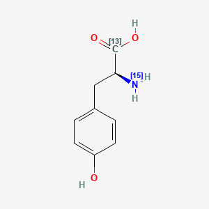 molecular formula C9H11NO3 B12388234 L-Tyrosine-13C,15N 