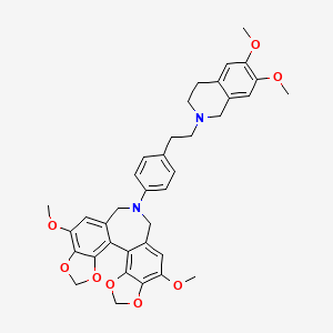 molecular formula C37H38N2O8 B12388254 P-gp inhibitor 14 