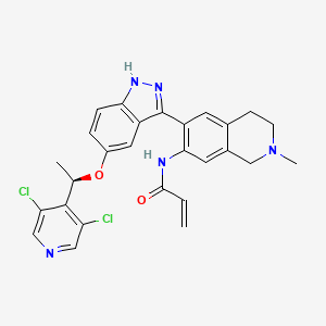 molecular formula C27H25Cl2N5O2 B12388255 Fgfr4-IN-14 