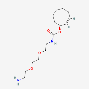 molecular formula C15H28N2O4 B12388263 (S)-Tco-peg2-NH2 