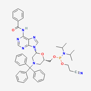 N-Trityl-N6-benzoyl-morpholino-A-5'-O-phosphoramidite