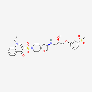 molecular formula C29H37N3O8S2 B12388283 Vemtoberant CAS No. 2169905-68-2