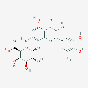 molecular formula C21H18O15 B12388301 Floramanoside C 