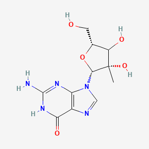 2-amino-9-[(2R,3S,5R)-3,4-dihydroxy-5-(hydroxymethyl)-3-methyloxolan-2-yl]-1H-purin-6-one