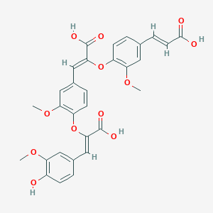 molecular formula C30H26O12 B12388326 8-O-4,8-O-4-Dehydrotriferulic acid 