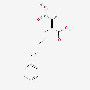 2-(5'-Phenylpentyl)fumaric acid