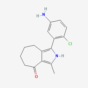 molecular formula C16H17ClN2O B12388331 Bromodomain IN-2 