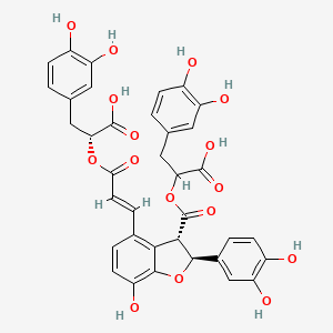 molecular formula C36H30O16 B1238836 Lithospermic acid B 