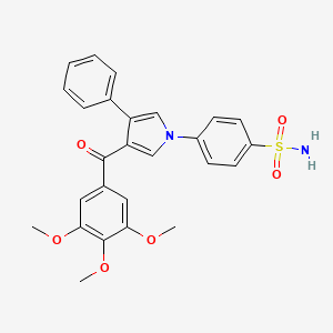 molecular formula C26H24N2O6S B12388384 hCA/Wnt/|A-catenin-IN-1 