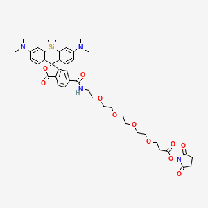 SiR-PEG4-NHS ester