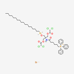 molecular formula C52H77BrCl4NO6PSi B12388390 Mito-SilylDCA 