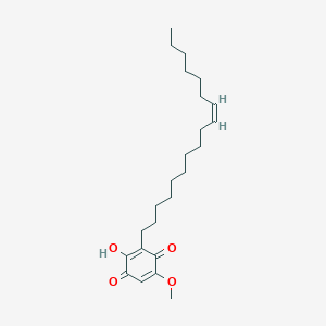 molecular formula C24H38O4 B12388414 3-Hydroxyirisquinone 