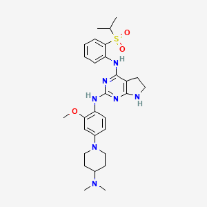 molecular formula C29H39N7O3S B12388433 Ficonalkib CAS No. 2233574-95-1