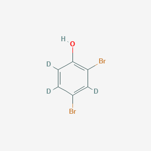 molecular formula C6H4Br2O B12388444 2,4-Dibromophenol-3,5,6-d3 