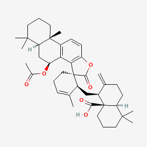 molecular formula C42H56O6 B12388449 Hispidanin B 