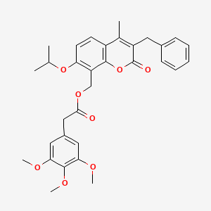 molecular formula C32H34O8 B12388460 P-gp inhibitor 13 