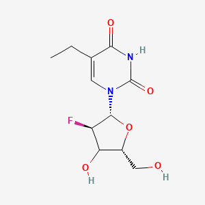 1-(2-Deoxy-2-fluoro-|A-D-arabinofuranosyl)-5-ethyl-2,4(1H,3H)-pyrimidinedione