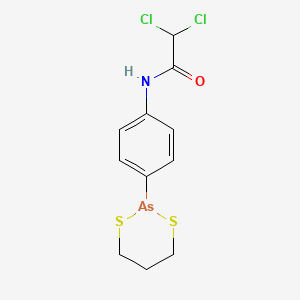 molecular formula C11H12AsCl2NOS2 B12388485 TrxR-IN-6 