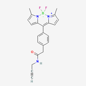 molecular formula C22H20BF2N3O B12388493 IL-33 probe-1 