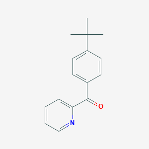 molecular formula C16H17NO B123885 2-(4-叔丁基苯甲酰)吡啶 CAS No. 157592-45-5
