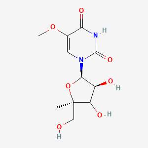 1-[(2R,3S,5R)-3,4-dihydroxy-5-(hydroxymethyl)-5-methyloxolan-2-yl]-5-methoxypyrimidine-2,4-dione