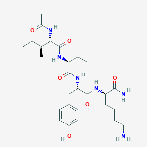 molecular formula C28H46N6O6 B12388519 Acetyl-PHF4 amide 