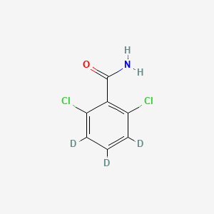 molecular formula C7H5Cl2NO B12388527 2,6-Dichlorobenzamide-3,4,5-d3 