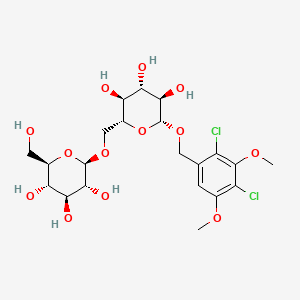 (2,4-Dichloro-3,5-dimethoxyphenyl) methyl 6-O-|A-D-glucopyranosyl-|A-D-glucopyranoside