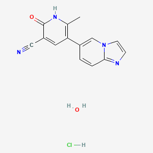 molecular formula C14H13ClN4O2 B1238857 Loprinone hydrochloride 