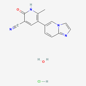 molecular formula C14H13ClN4O2 B1238857 Olprinone hydrochloride hydrate 