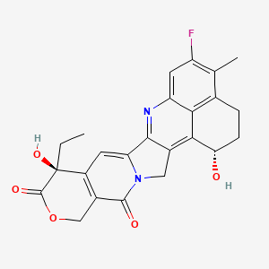 molecular formula C24H21FN2O5 B12388599 (1-OH)-Exatecan 