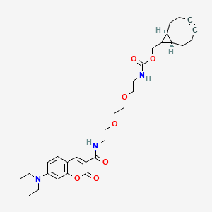 molecular formula C31H41N3O7 B12388605 Coumarin-PEG2-endoBCN 