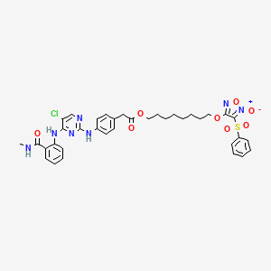 molecular formula C36H38ClN7O8S B12388619 Fak-IN-9 