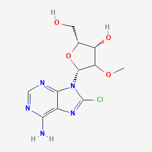 (2R,3S,5R)-5-(6-amino-8-chloropurin-9-yl)-2-(hydroxymethyl)-4-methoxyoxolan-3-ol