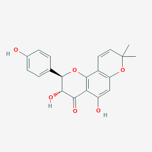 molecular formula C20H18O6 B12388642 (2R,3R)-3,5-Dihydroxy-2-(4-hydroxyphenyl)-8,8-dimethyl-2,3-dihydro-4H,8H-pyrano[2,3-f]chromen-4-one 