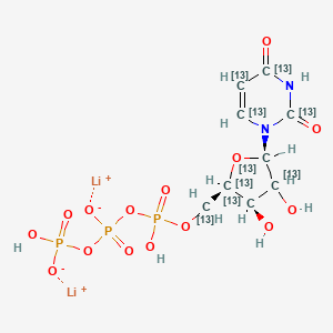 Uridine triphosphate-13C9 (dilithium)