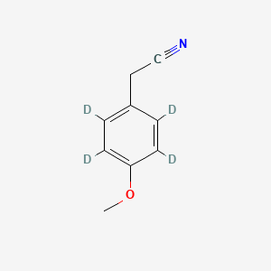 molecular formula C9H9NO B12388655 4-Methoxyphenyl-2,3,5,6-d4-acetonitrile 