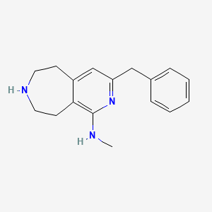 molecular formula C17H21N3 B12388657 3-benzyl-N-methyl-6,7,8,9-tetrahydro-5H-pyrido[3,4-d]azepin-1-amine 