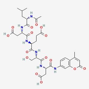 molecular formula C34H44N6O15 B12388660 Ac-LDESD-AMC 