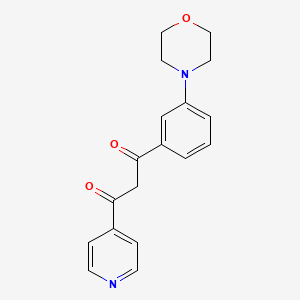 molecular formula C18H18N2O3 B12388672 Lysyl hydroxylase 2-IN-1 