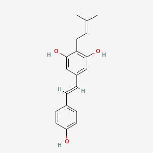 molecular formula C19H20O3 B1238868 4-Prenylresveratrol CAS No. 61517-87-1