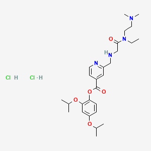 molecular formula C27H42Cl2N4O5 B12388687 JQKD82 (dihydrochloride) 