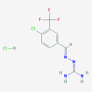 molecular formula C9H9Cl2F3N4 B12388688 AC-099 (hydrochloride) 