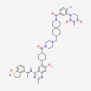 molecular formula C53H65ClN8O7S B12388693 PROTAC SOS1 degrader-4 