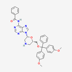 N6-Benzoyl-7'-O-DMT-morpholino adenine