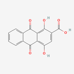 molecular formula C15H8O6 B12388720 2-Quinizarincarboxylic acid 