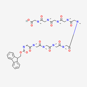 molecular formula C45H62N10O13 B12388722 Fmoc-N(Me)-Sar10 