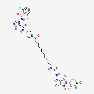 molecular formula C42H49Cl2N9O8 B12388777 PROTAC CDK9 degrader-6 